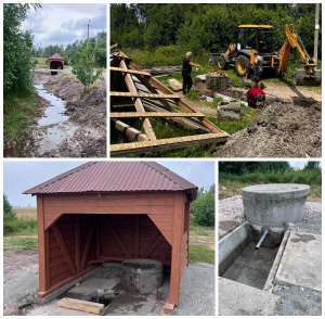 Набирати воду стане зручніше: біля криничок провели благоустрій
